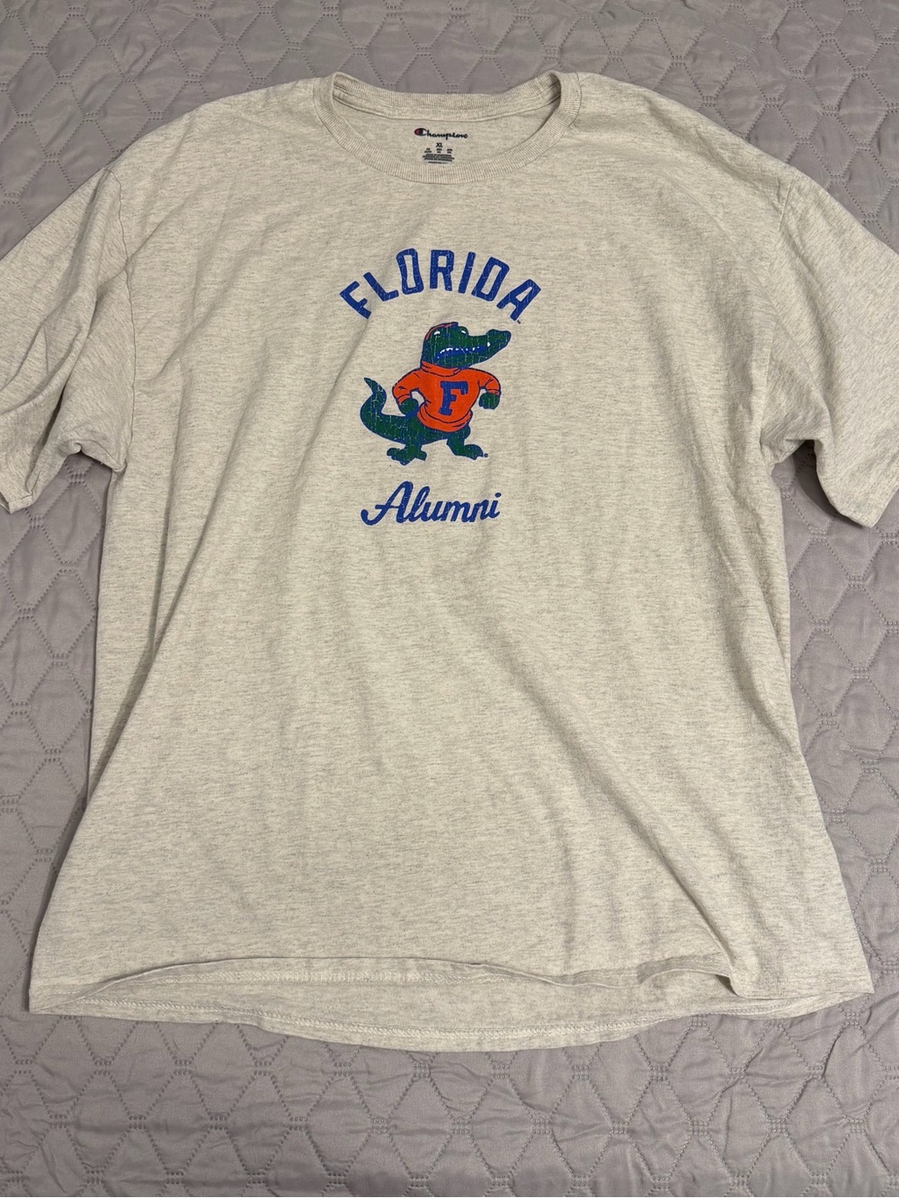 Champion Florida Gators Alumni Gray Graphic Tee Men’s - Size XL